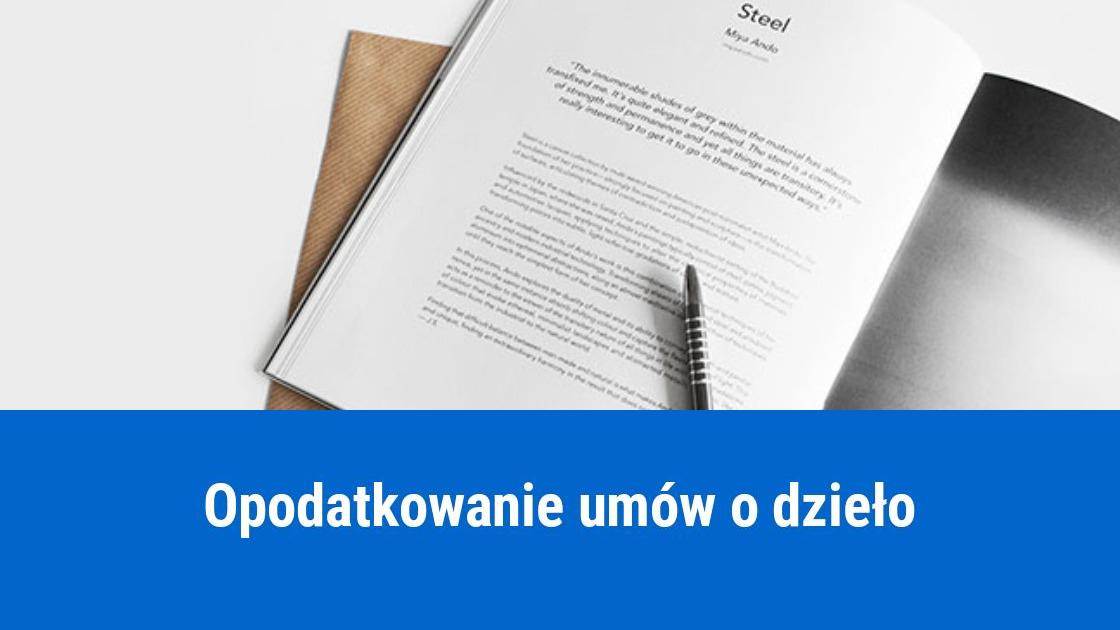 Podatek od umowy o dzieło