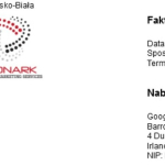 Prefiks PL przed NIP-em na fakturze