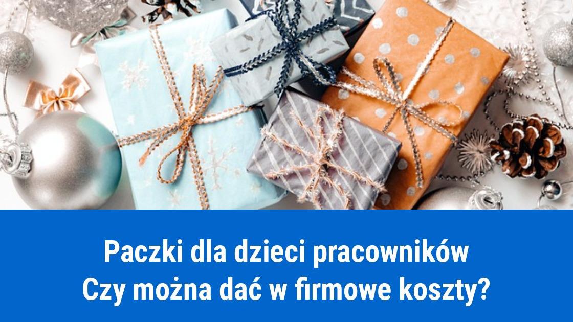 Prezenty dla dzieci pracowników w kosztach firmy