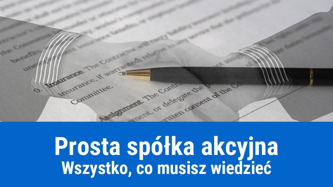 Prosta spółka akcyjna, kompendium wiedzy