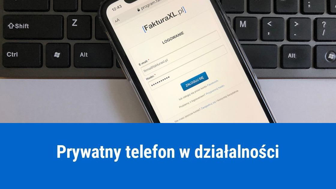 Prywatny telefon komórkowy w kosztach firmy