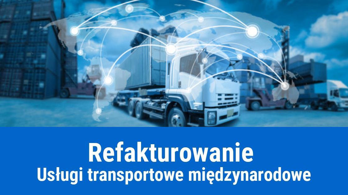 Refaktura za transport międzynarodowy