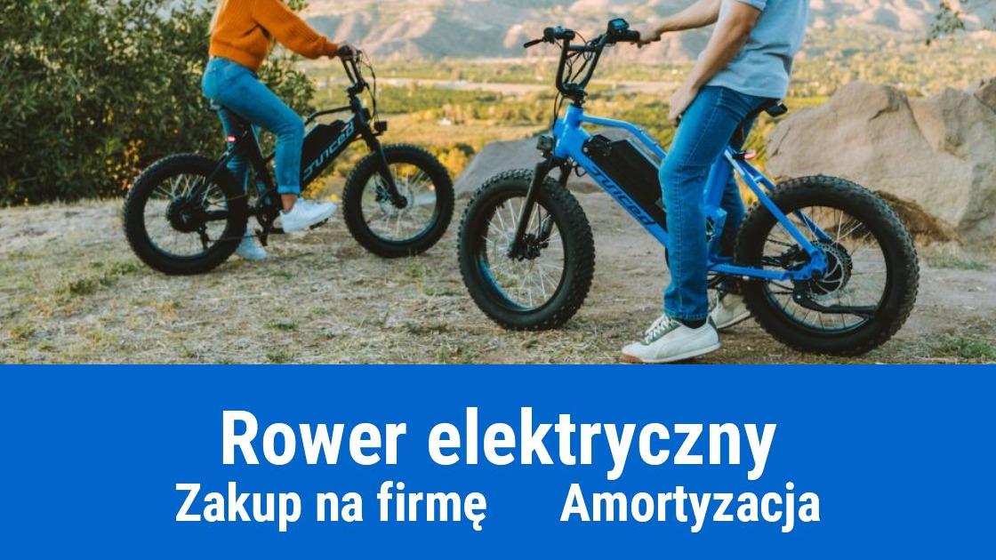 Rower elektryczny w kosztach firmy, zakup i amortyzacja