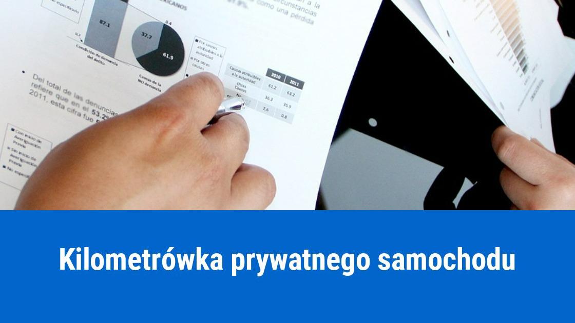 Rozliczanie kilometrówki prywatnego samochodu