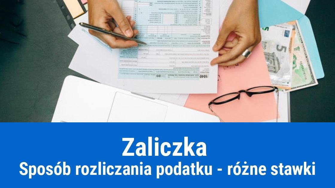 Rozliczanie podatku od zaliczki z różnymi stawkami VAT