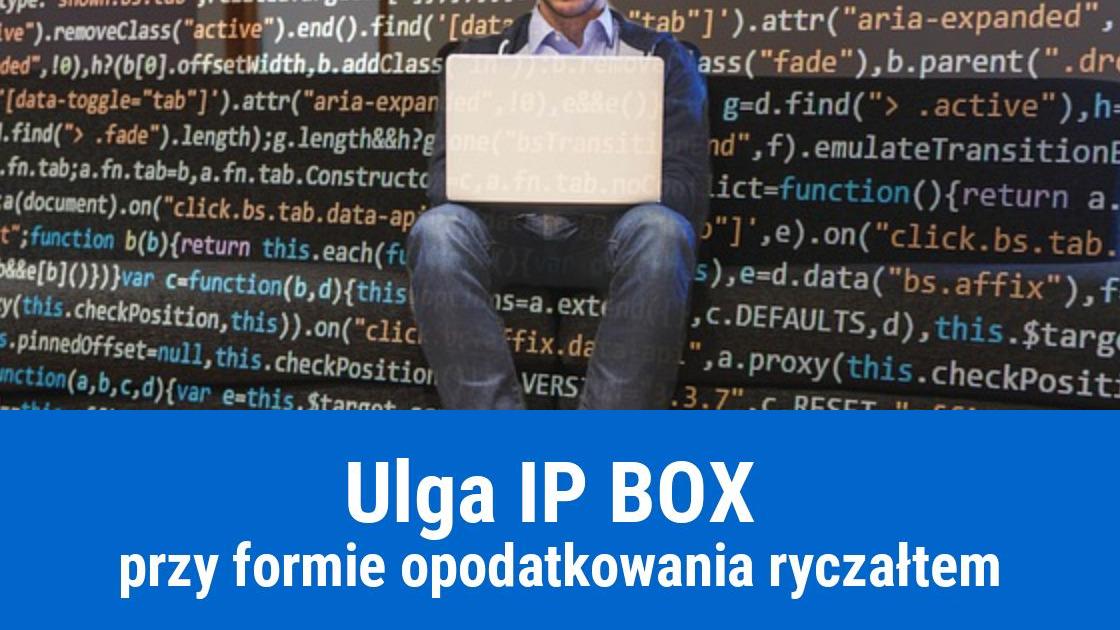 Ryczałt, a ulga IP BOX