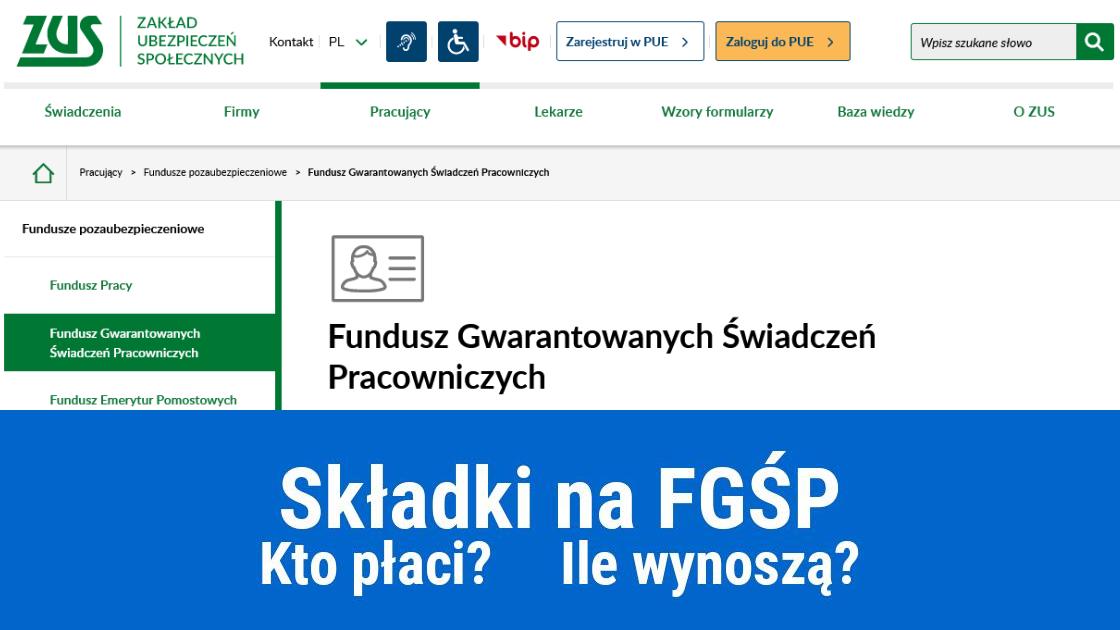 Kiedy płaci się składkę na Fundusz Gwarantowanych Świadczeń Pracowniczych?