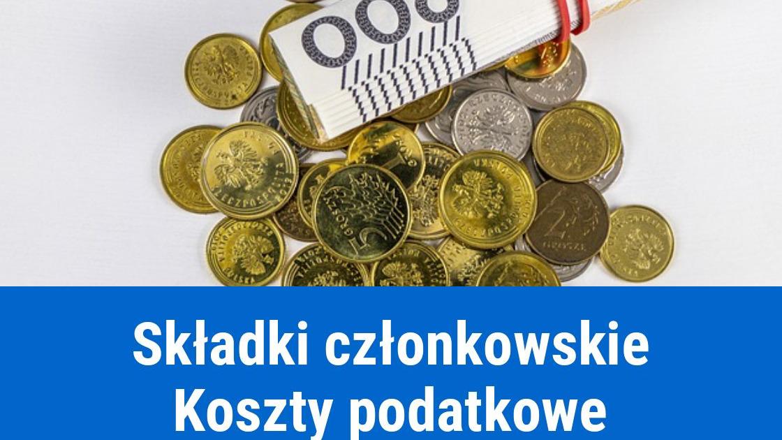 Składki członkowskie w kosztach firmy