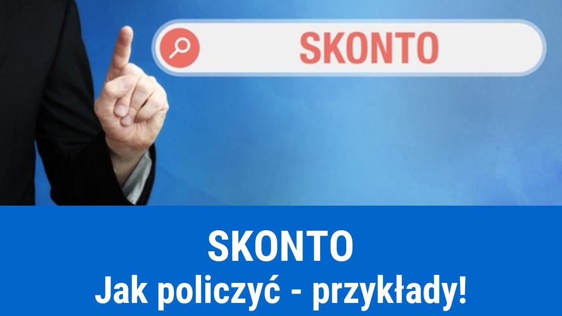 Jak obliczyć skonto?