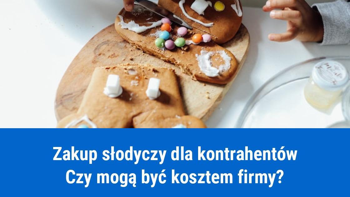 Słodycze dla klientów w kosztach firmy