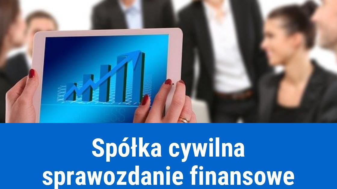 Sprawozdanie finansowe spółki cywilnej