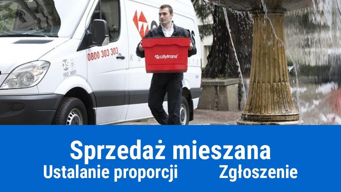 Sprzedaż mieszana, ustalenie proporcji i zgłoszenie