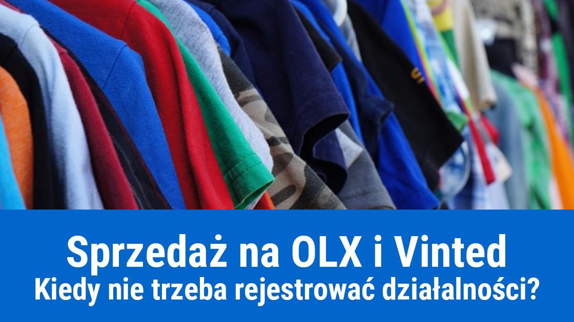sprzedaz na olx vinted bez dzialalnosci