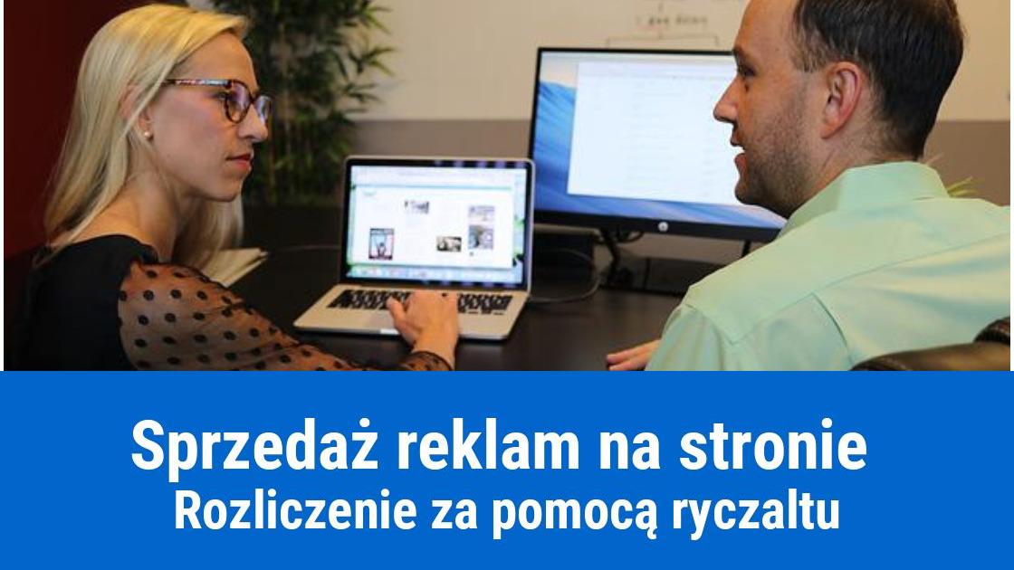 Sprzedaż reklam na stronach internetowych, a ryczałt od przychodów