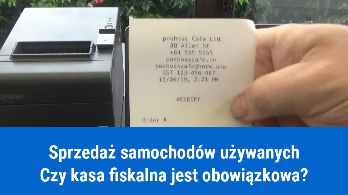 Sprzedaż samochodów dla osób fizycznych a kasa fiskalna