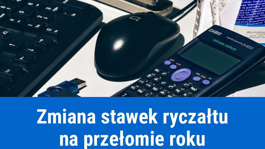 Stawki ryczałtu na przełomie roku