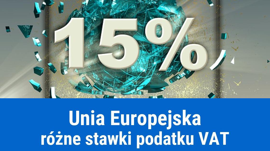 Stawki VAT w krajach UE
