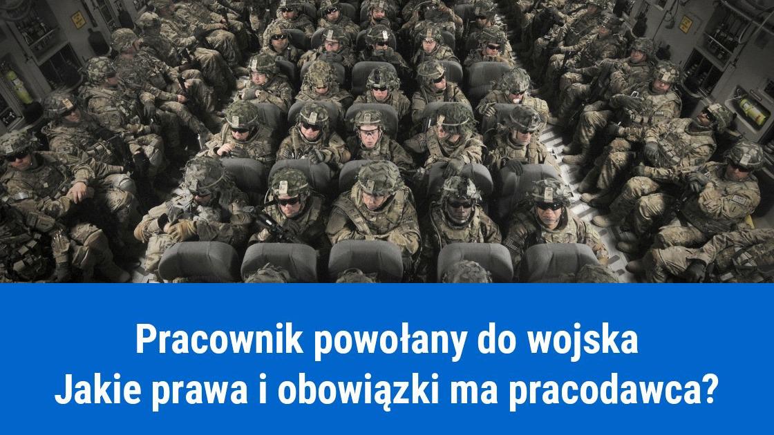 Świadczenie pieniężne za pracownika powołanego do wojska