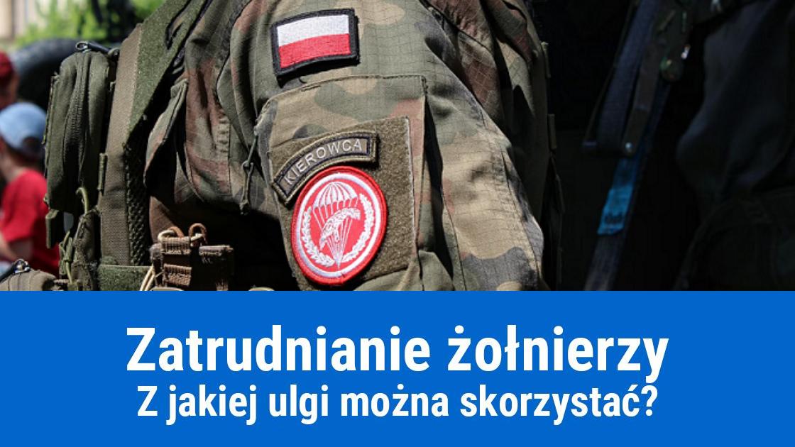 Ulga dla pracodawców zatrudniających żołnierzy