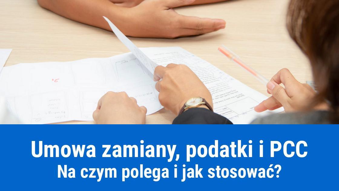 umowa zamiany podatki pcc