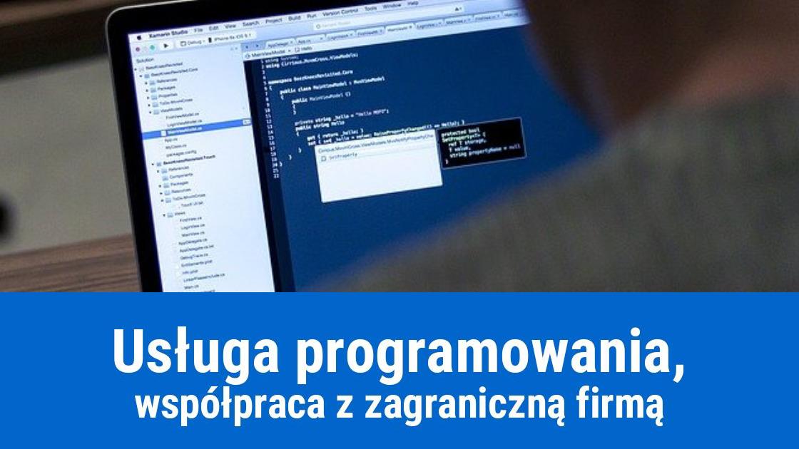 Usługi programistyczne dla firm zagranicznych, jaki podatek?