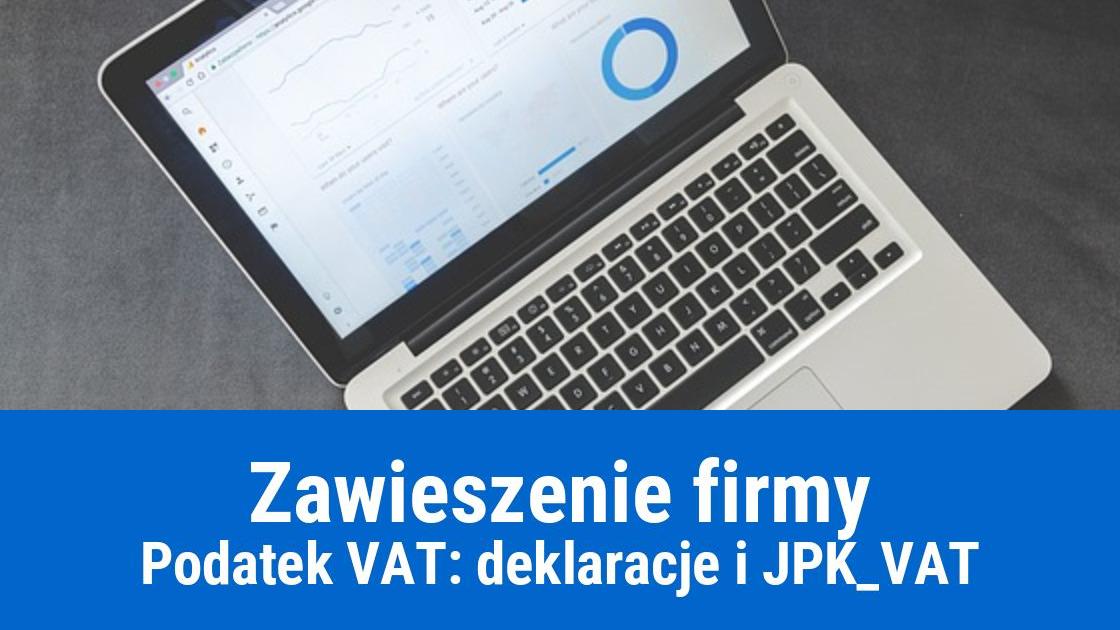 VAT przy zawieszeniu firmy