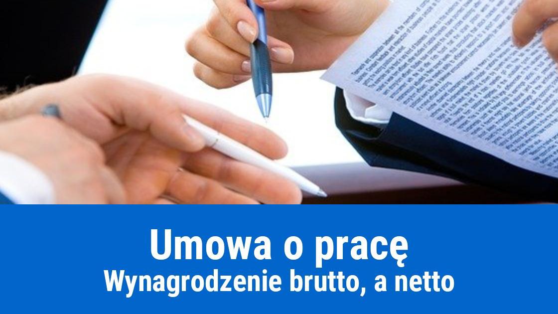 Wynagrodzenie pracownika na umowie o pracę netto, czy brutto