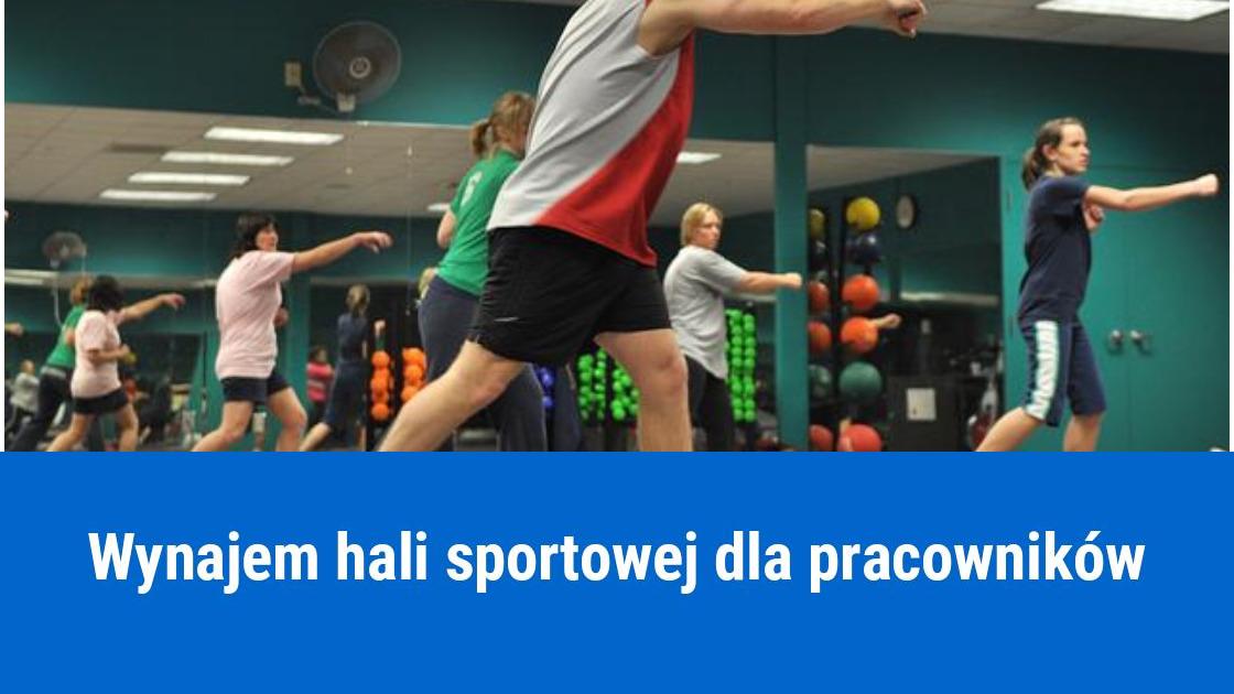 Wynajem obiektu sportowego na koszt firmy