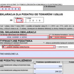 Wysyłka deklaracji VAT online