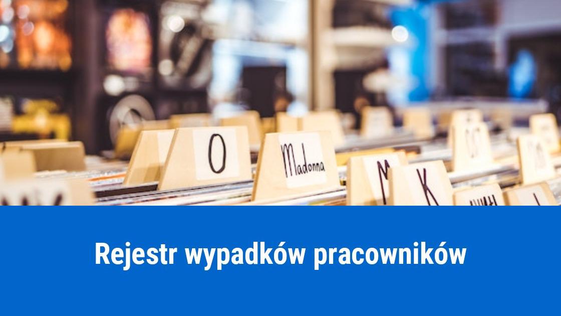 Wzór rejestru wypadków pracowników