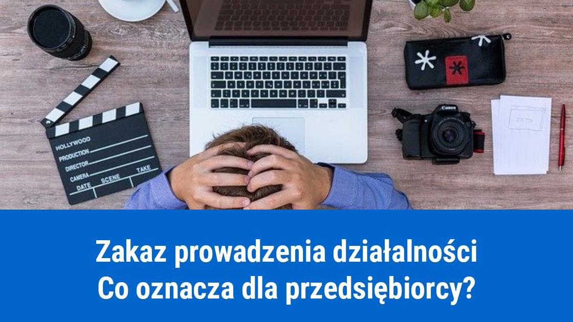 Zakaz prowadzenia działalności gospodarczej