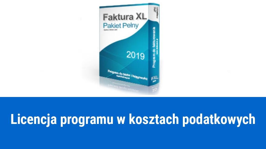 Zakup licencji programu w kosztach