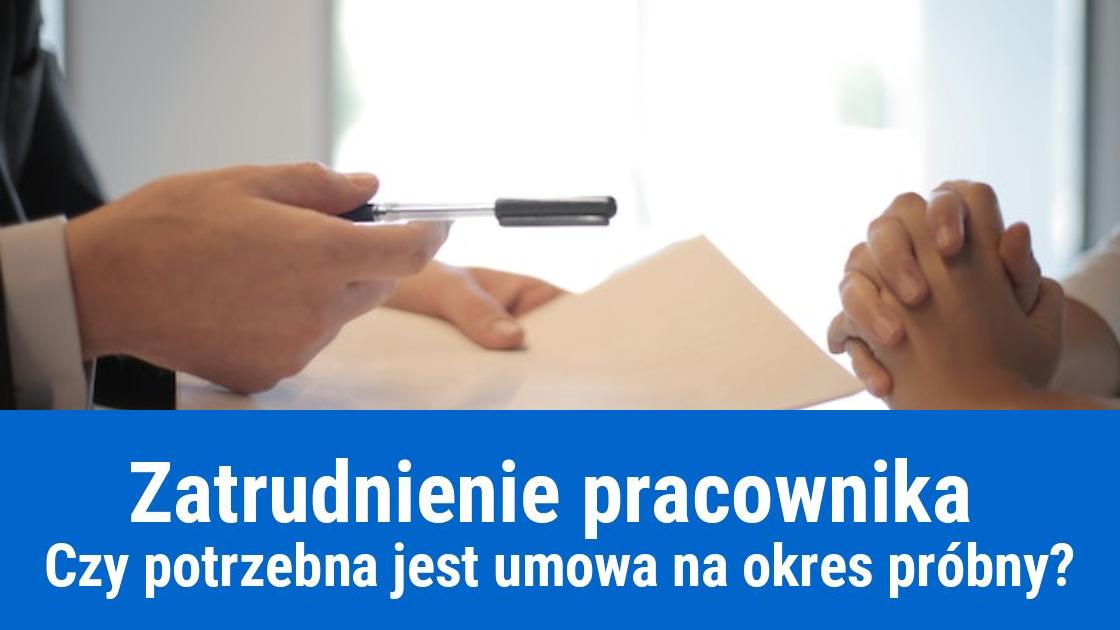 Czy można zatrudnić pracownika bez umowy?