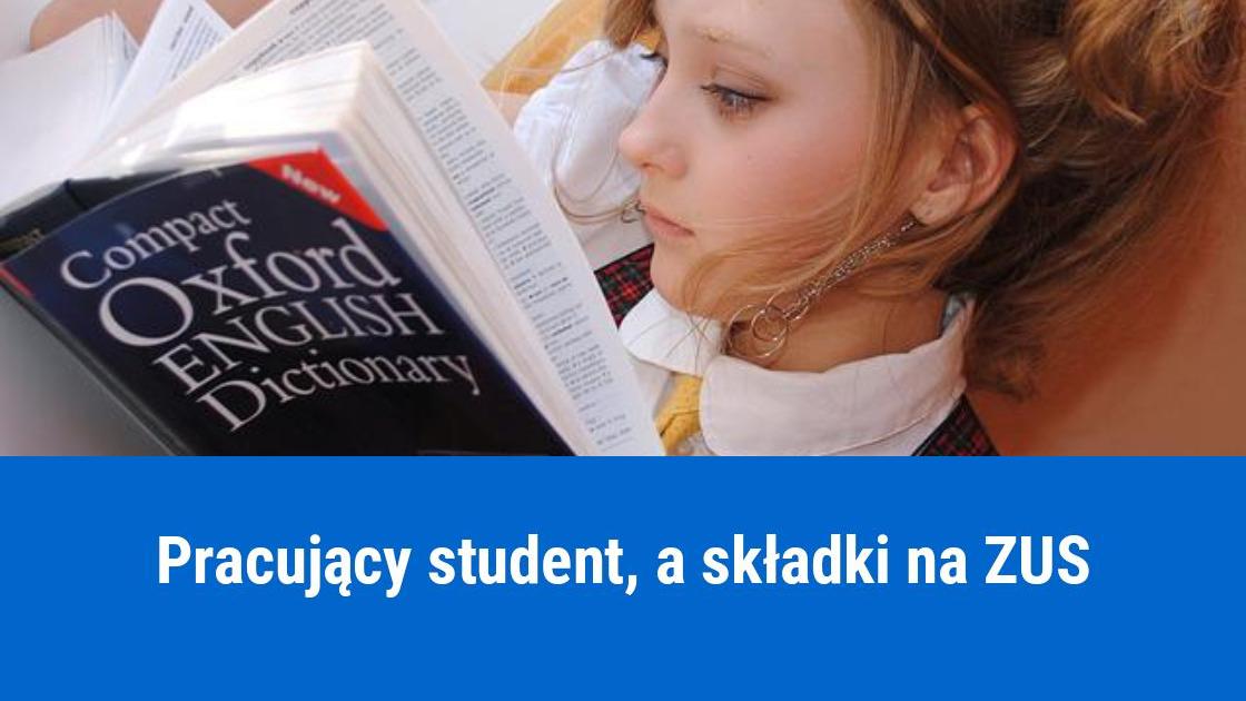 Zatrudnienie studenta, a składka ZUS