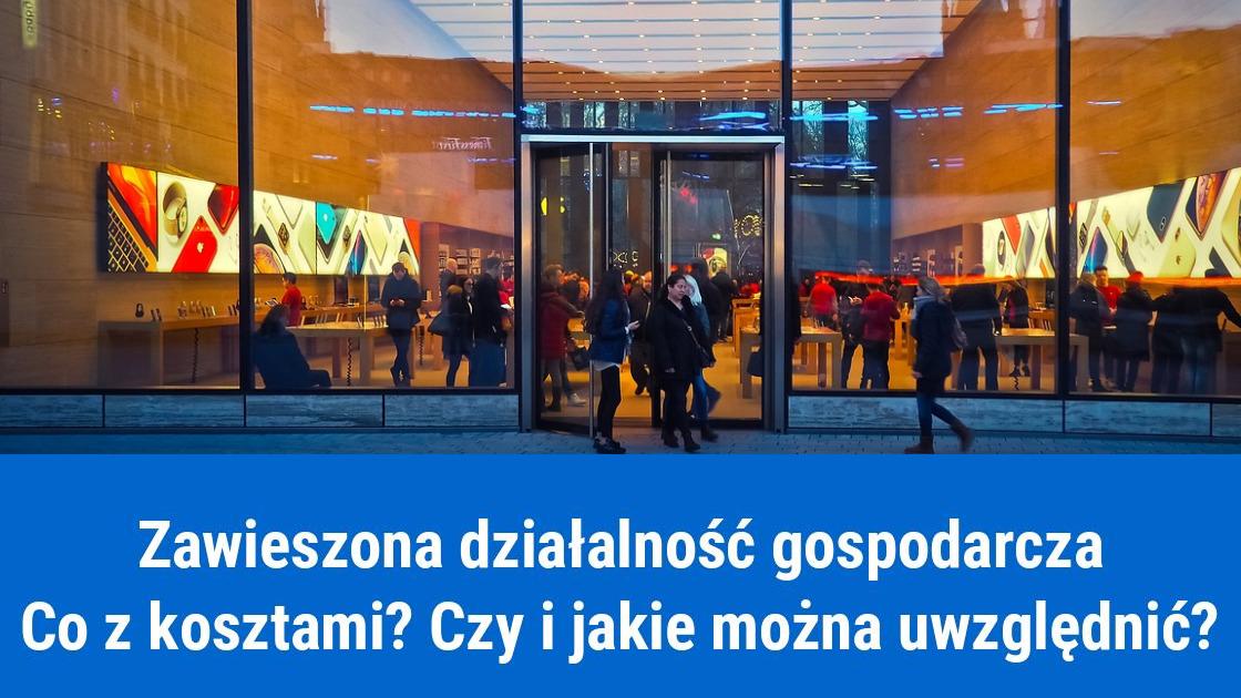 Zawieszenie działalności gospodarczej, co z kosztami?