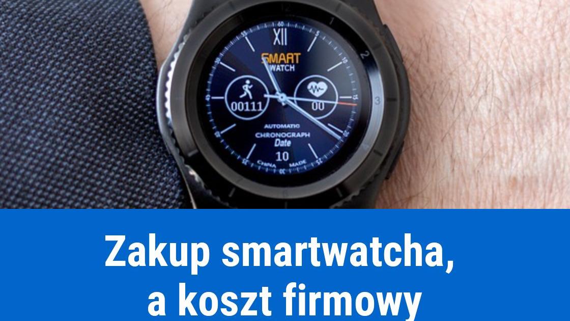 Zegarek smartwatch na firmę