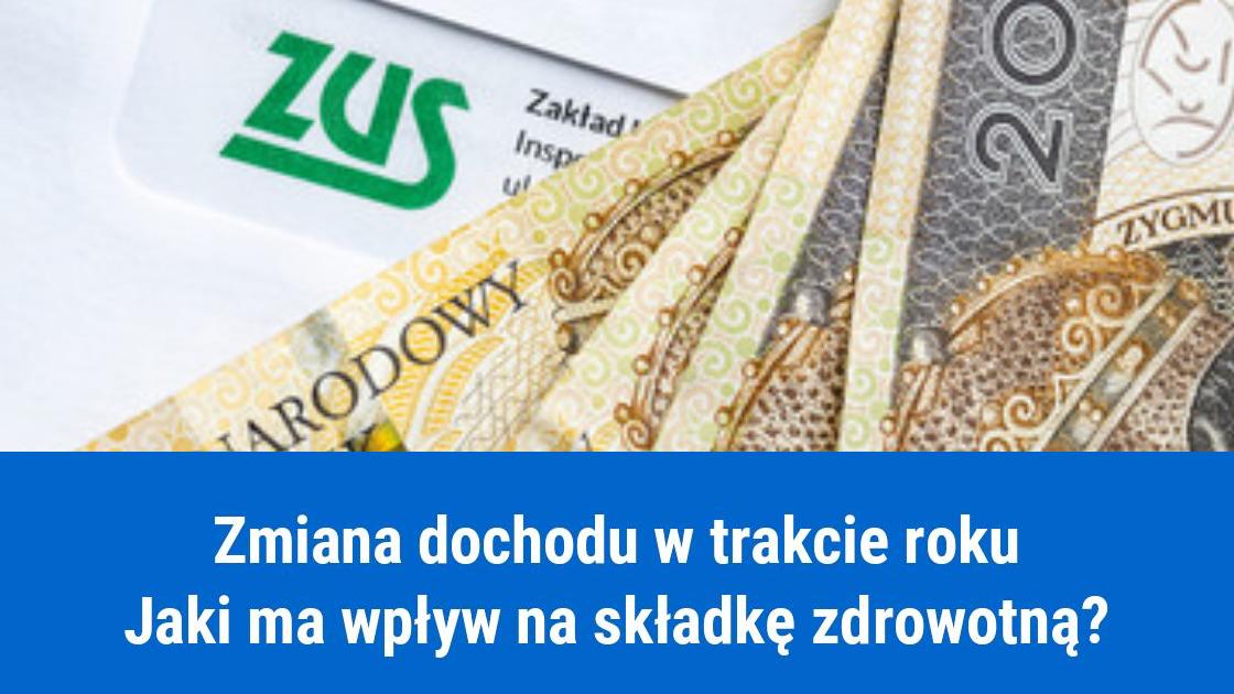 Zmiana dochodu w KPiR w trakcie roku, a składka zdrowotna