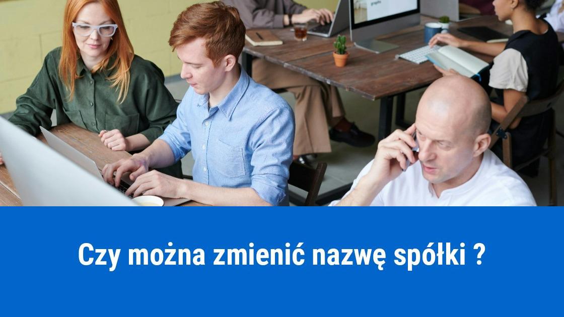 zmiana nazwy spolki