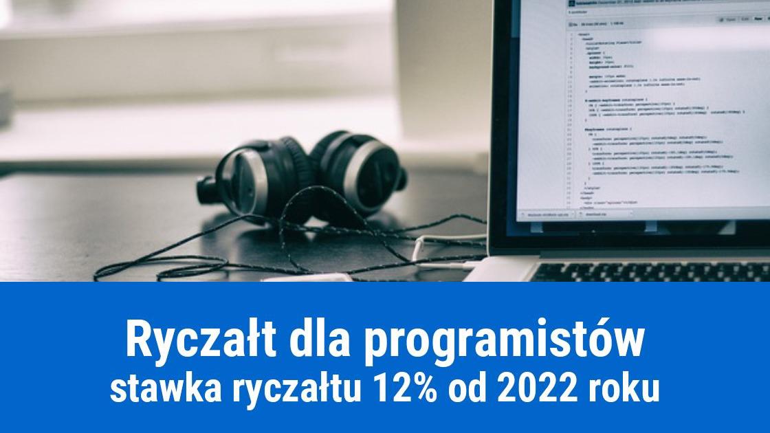 Zmiana stawki ryczałtu dla programistów 2022