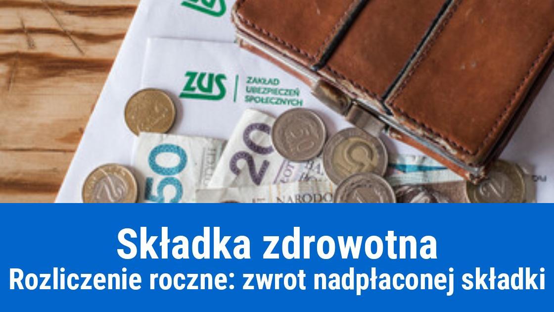 Zwrot nadpłaconej składki zdrowotnej